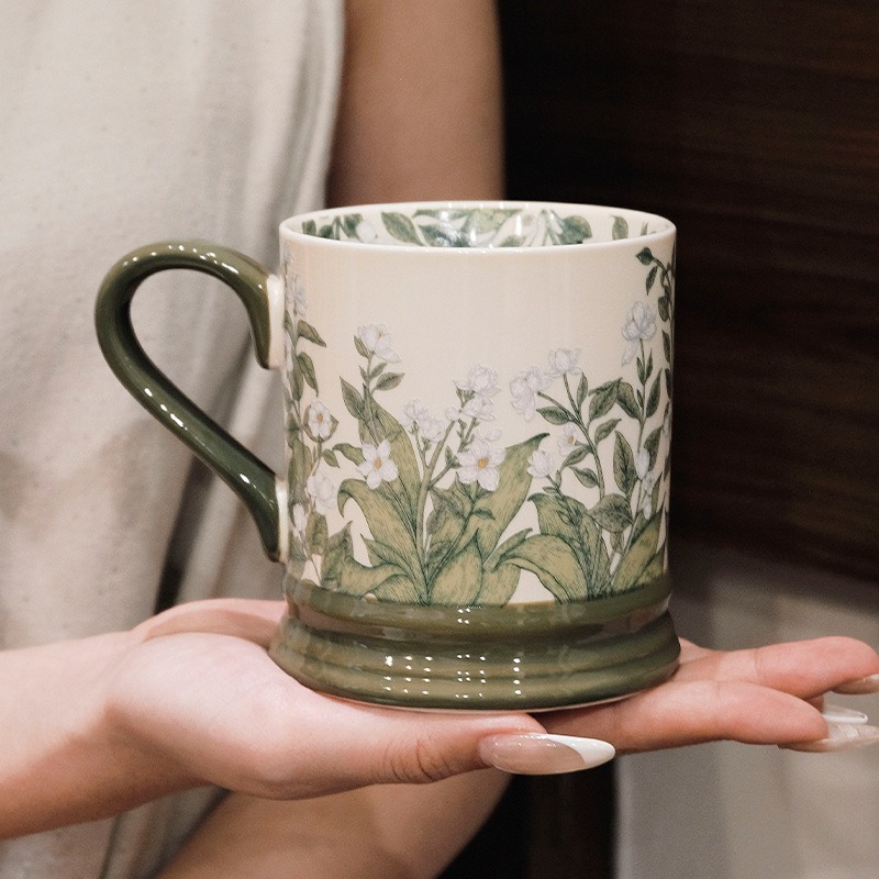 Coffee Jasmine Tea - JUSTINLAU Ins High Beauty Jasmine Ceramic