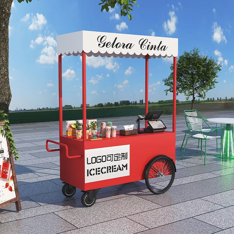 Street Food Truck Trolley Stal - Coffee Tea Vendor 评论和价格