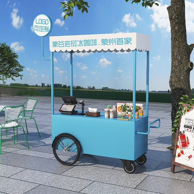 Street Food Truck Trolley Stal - Coffee Tea Vendor 评论和价格