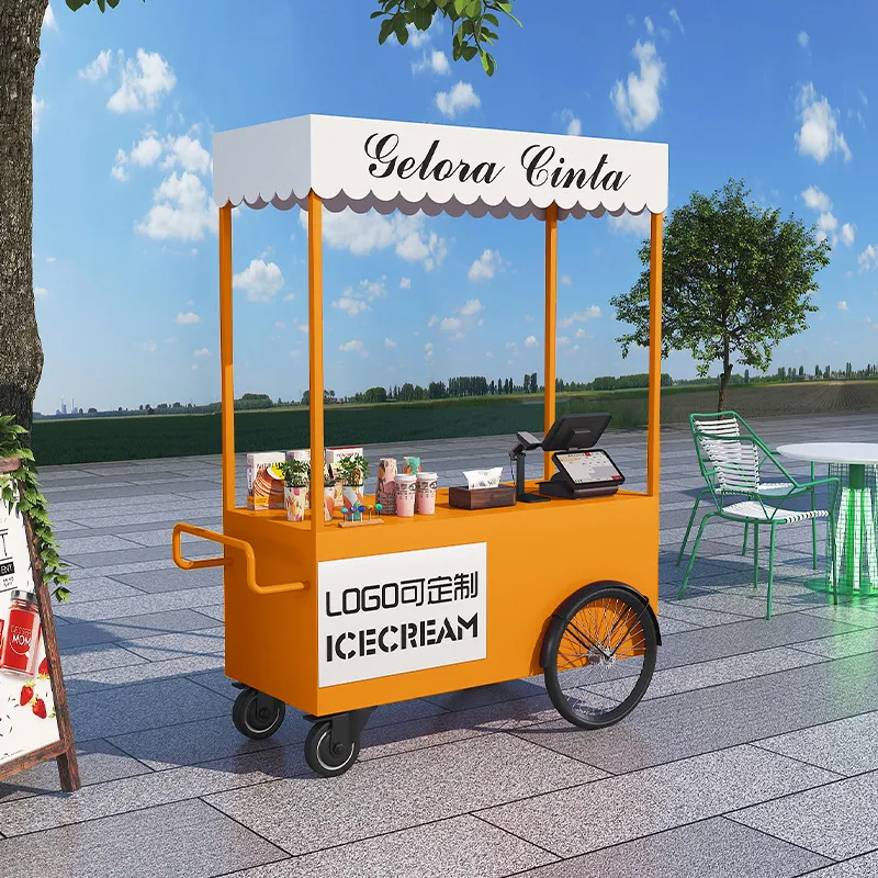 Street Food Truck Trolley Stal - Coffee Tea Vendor 评论和价格