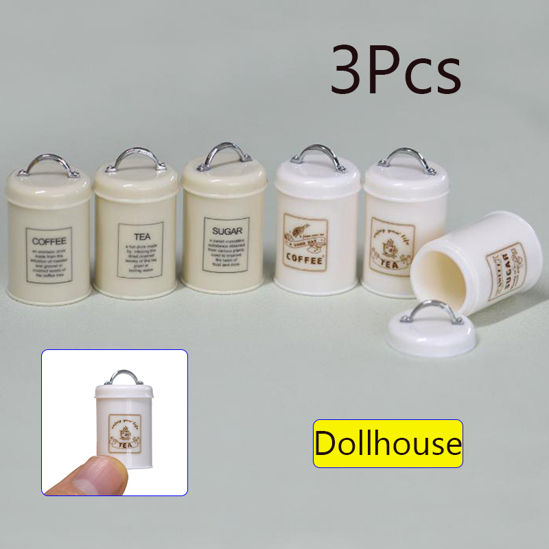3Pcs Miniature Dollhouse Mini  - Coffee Tea 评论和价格