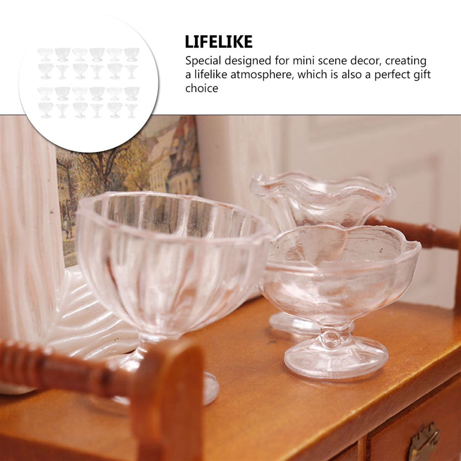 24Pcs Miniature Cups Mini Ice  - Coffee Tea 评论和价格