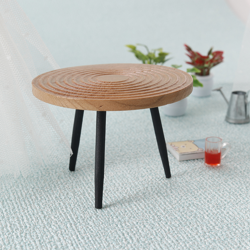 1:12 Dollhouse Miniature Round - Coffee Tea 评论和价格