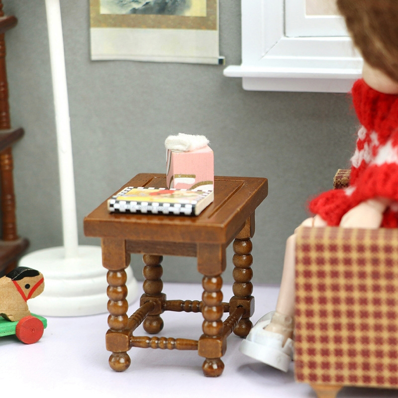 1:12 Dollhouse Miniature Round - Coffee Tea 评论和价格