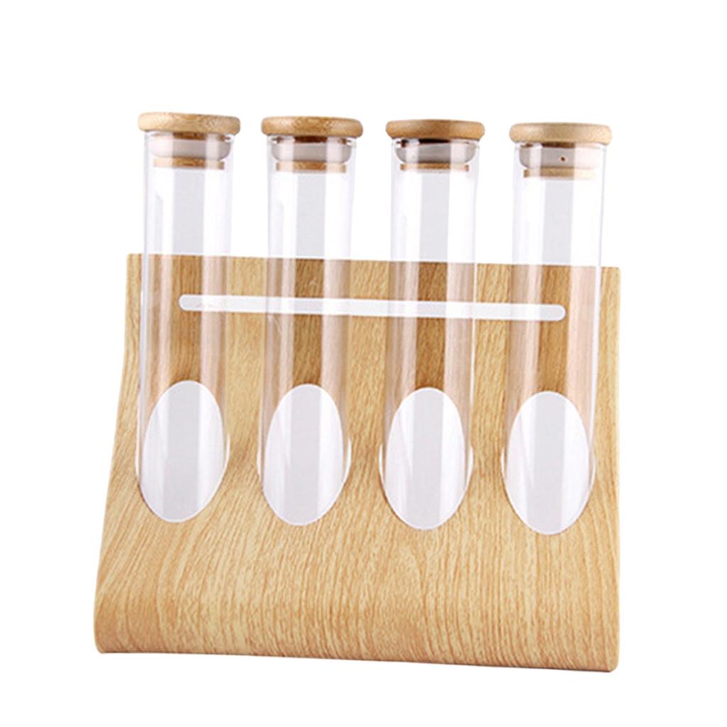 Glass Tube Storage Rack Visibl - Coffee Tea 评论和价格