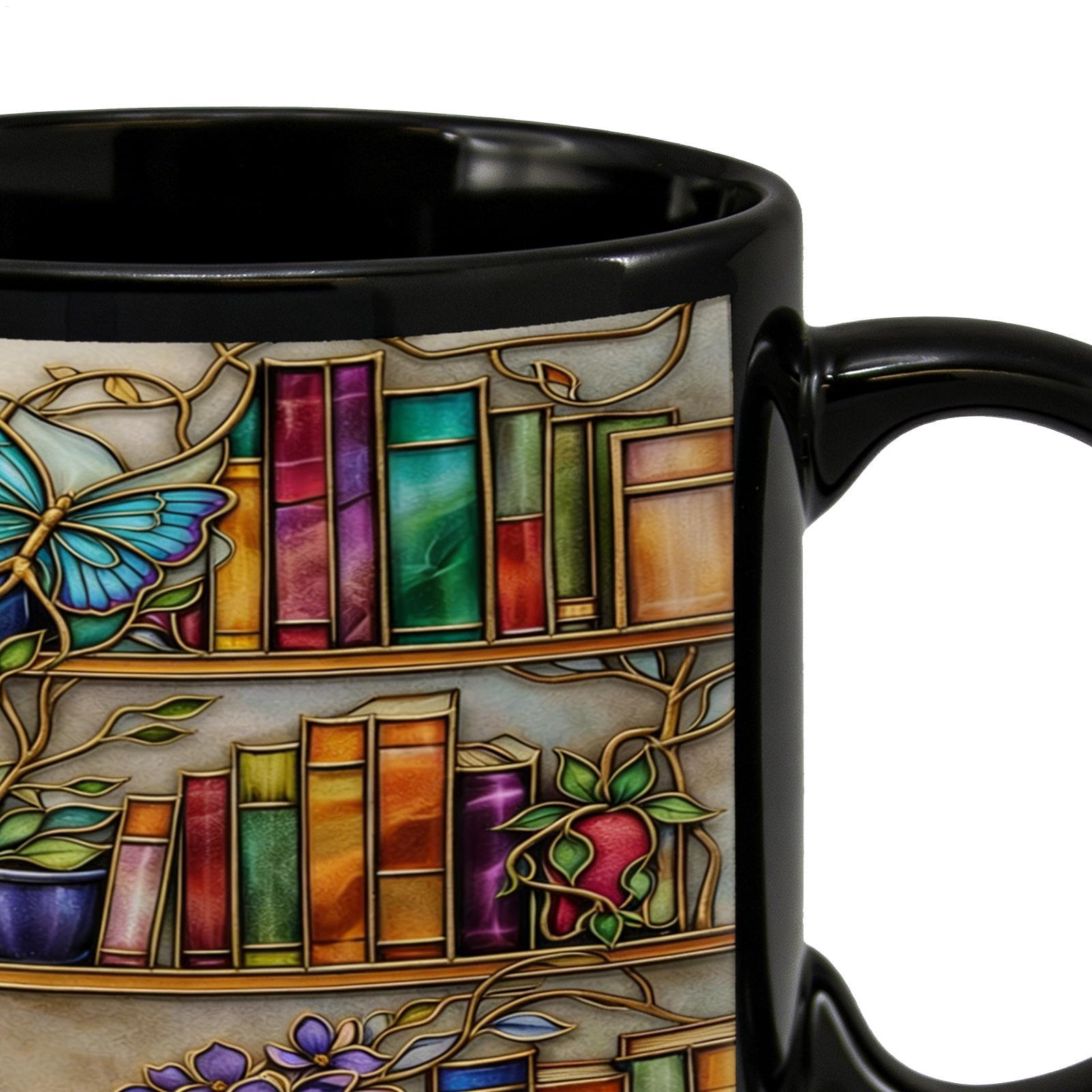 Mug For Coffee Cat Theme Heat- - Coffee Tea Library 评论和价格