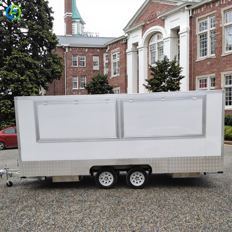 Customized Mobile Food Trailer - Coffee Tea Vendor 评论和价格