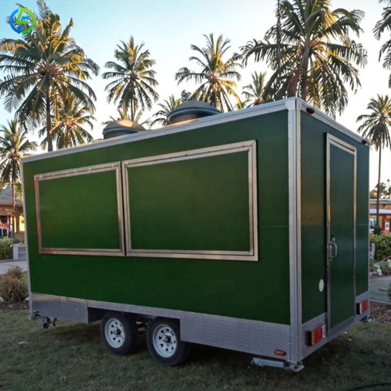 Customized Mobile Food Trailer - Coffee Tea Vendor 评论和价格
