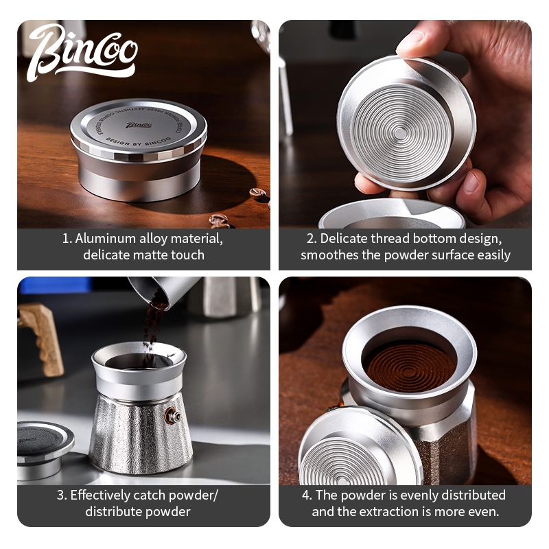 BINCOO Moka Pot Tamper and Cof - Coffee Tea Chocolate 评论和价格