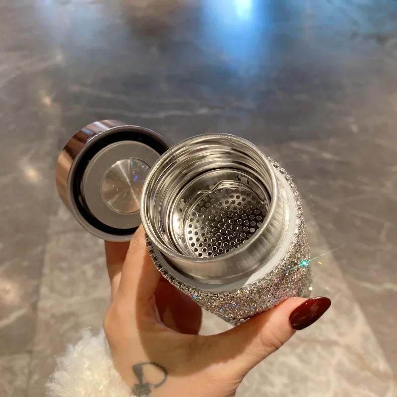 Bling Portable Thermos Cup wit - Coffee Tea Infuser 评论和价格