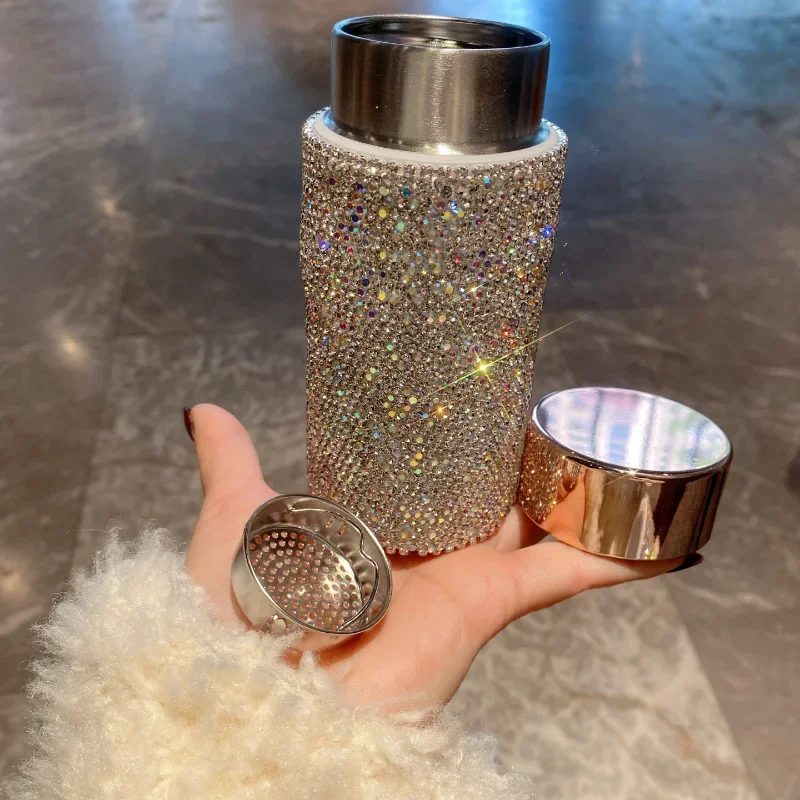 Bling Portable Thermos Cup wit - Coffee Tea Infuser 评论和价格
