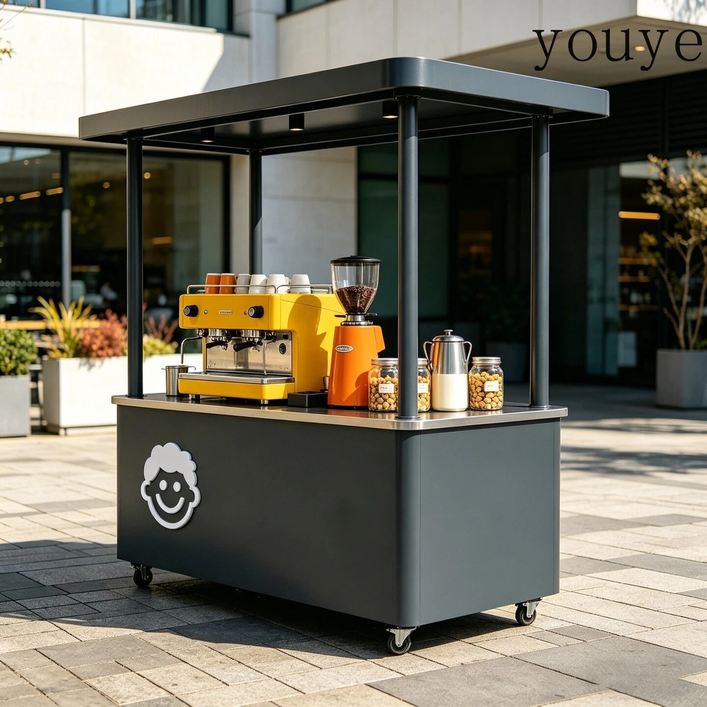 eDJ Iron wrought stalls carts  - Coffee Tea Vendor 评论和价格