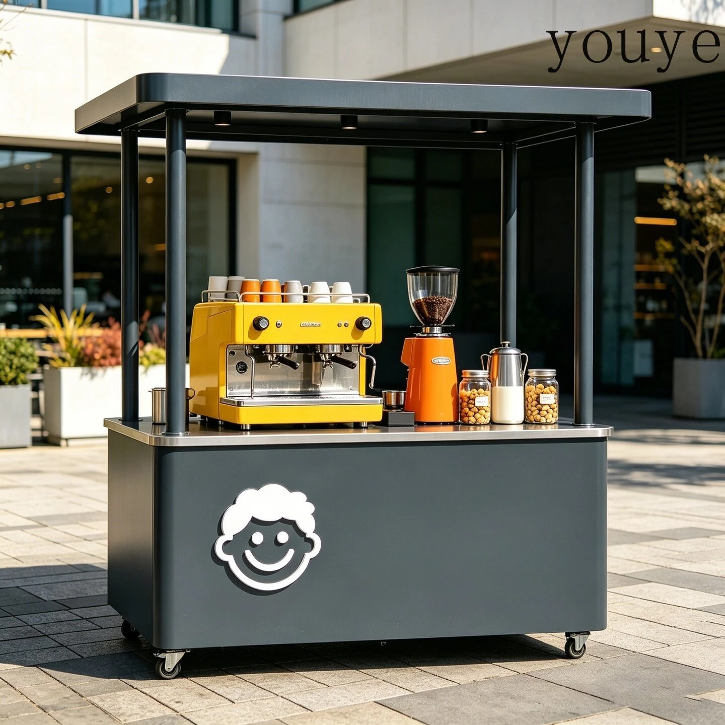 eDJ Iron wrought stalls carts  - Coffee Tea Vendor 评论和价格