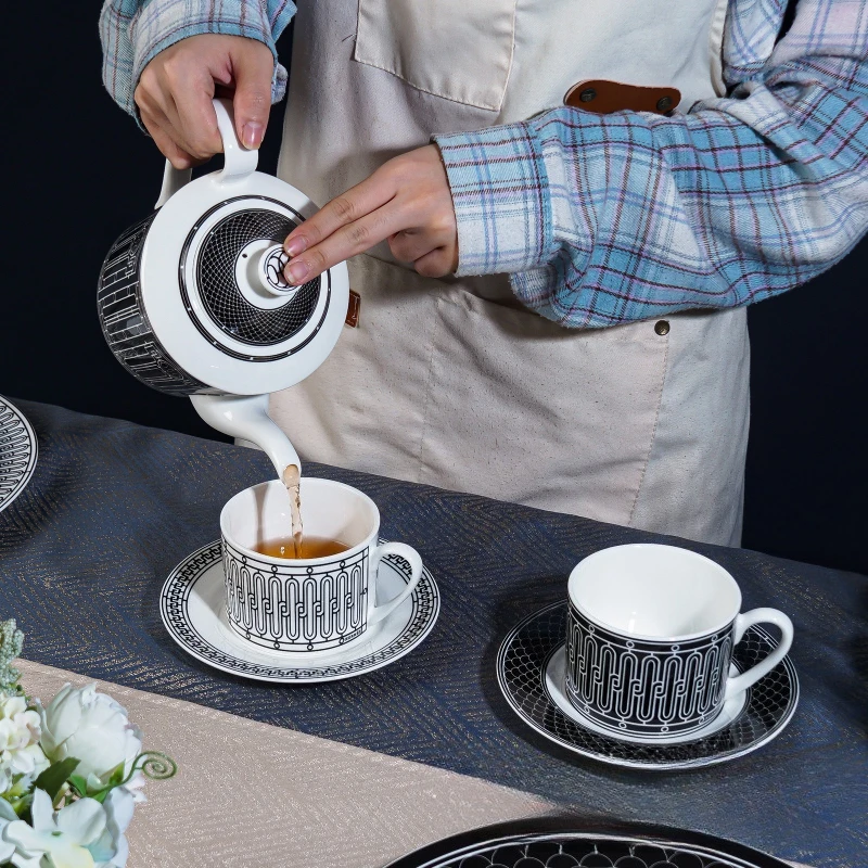 Simple European-Style Tea Set  - Coffee Tea Box 评论和价格