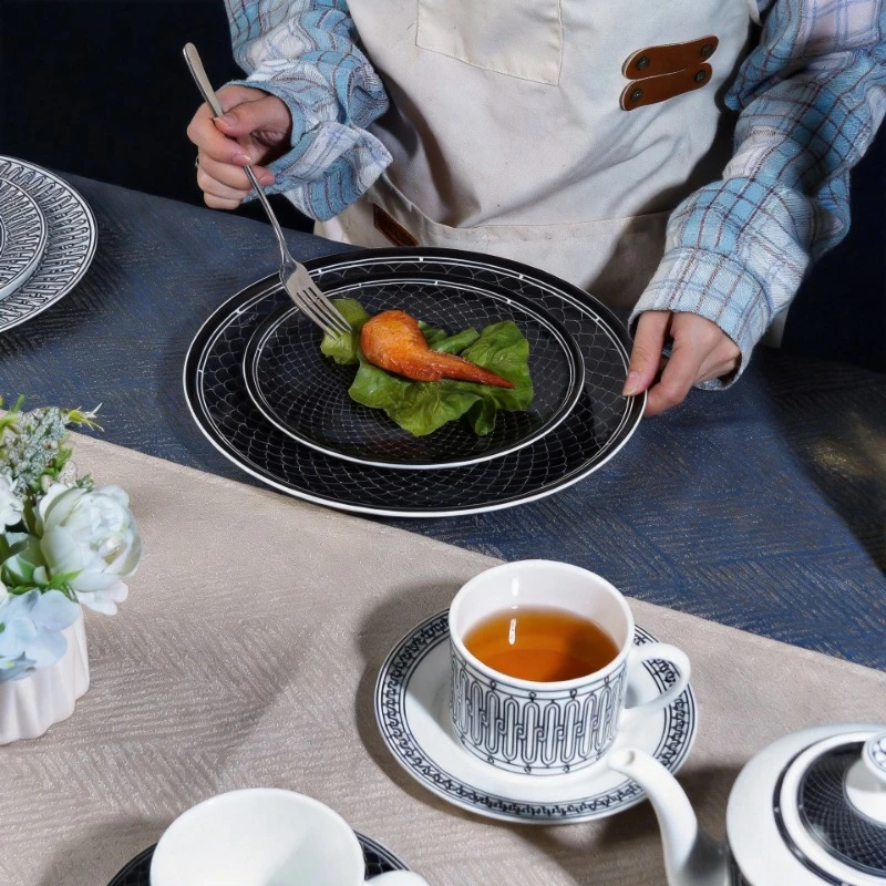 Simple European-Style Tea Set  - Coffee Tea Box 评论和价格