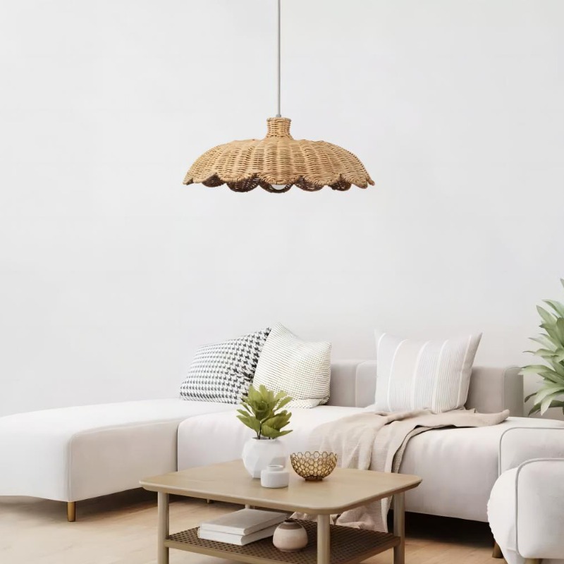 Handmade Weave Pendant Light B - Switching Coffee To Tea 评论和价格