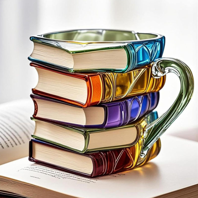Book Coffee Mug Cappuccino col - Coffee Tea Library 评论和价格