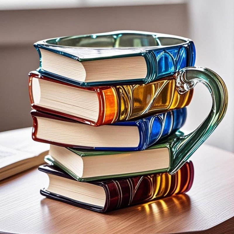 Book Coffee Mug Cappuccino col - Coffee Tea Library 评论和价格