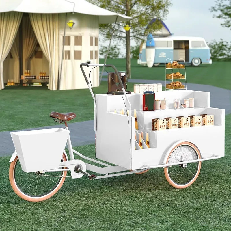 Mobile Tricycle Display Stand  - Coffee Tea Vendor 评论和价格