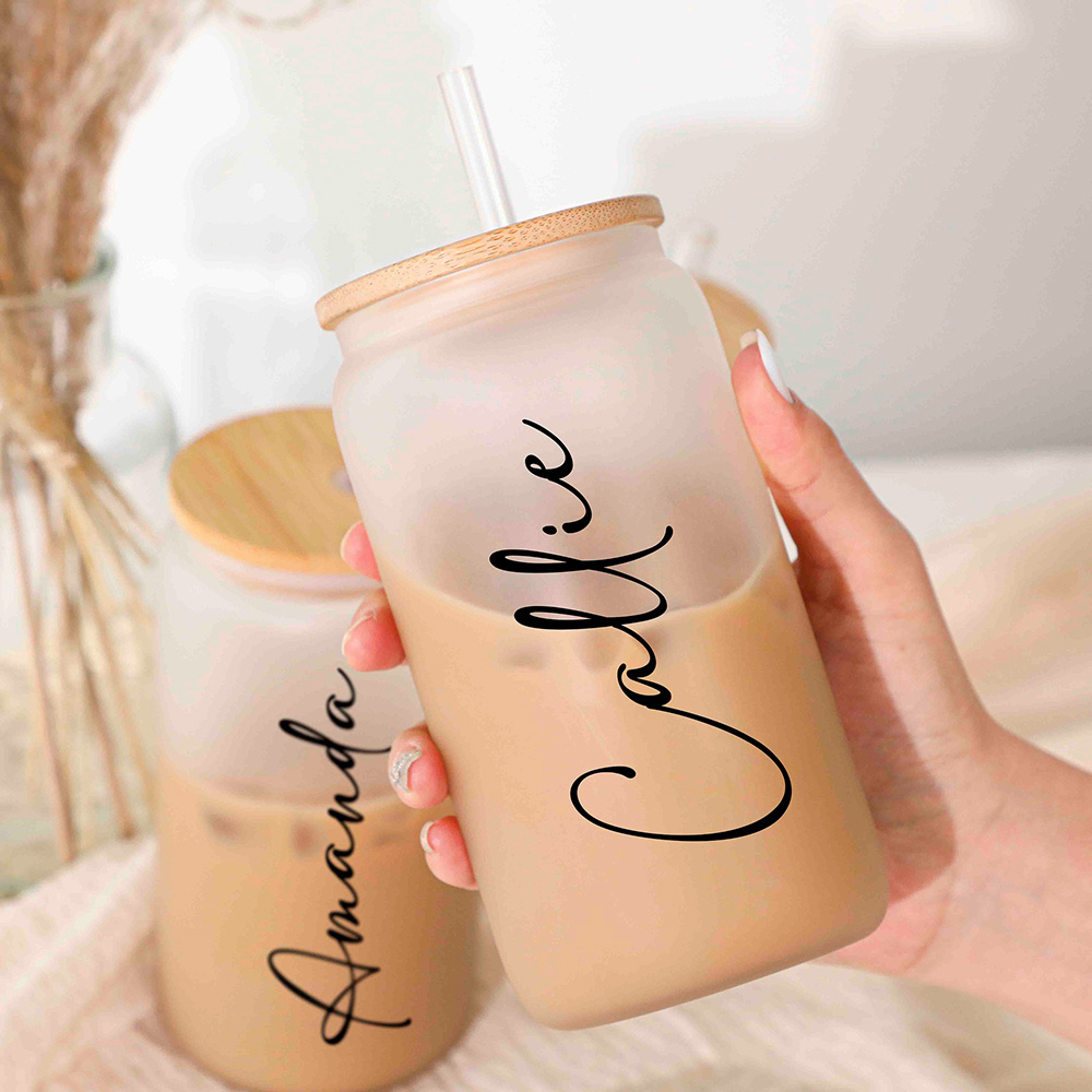 Personalized Name Bamboo Cover - Coffee Tea Font 评论和价格