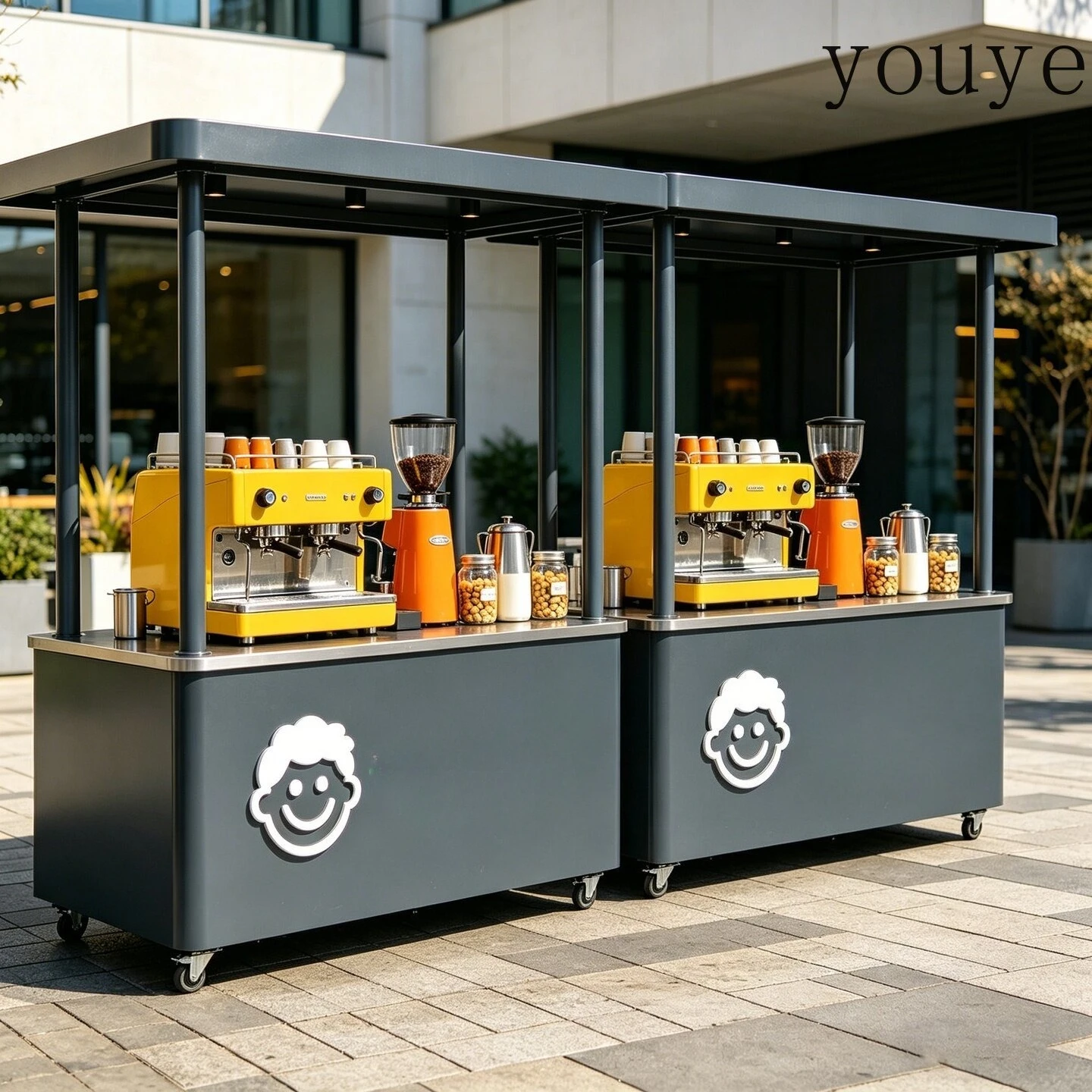 SW Iron wrought stalls carts m - Coffee Tea Vendor 评论和价格