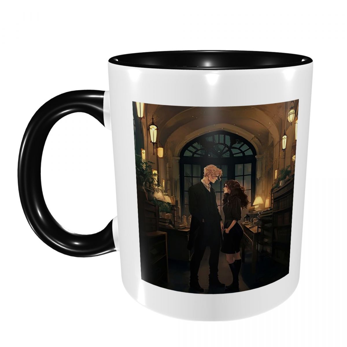 Dramione At The Library Mug Fu - Coffee Tea Library 评论和价格