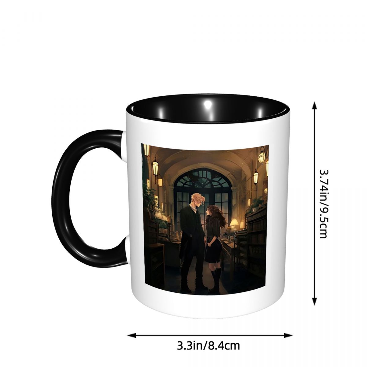 Dramione At The Library Mug Fu - Coffee Tea Library 评论和价格