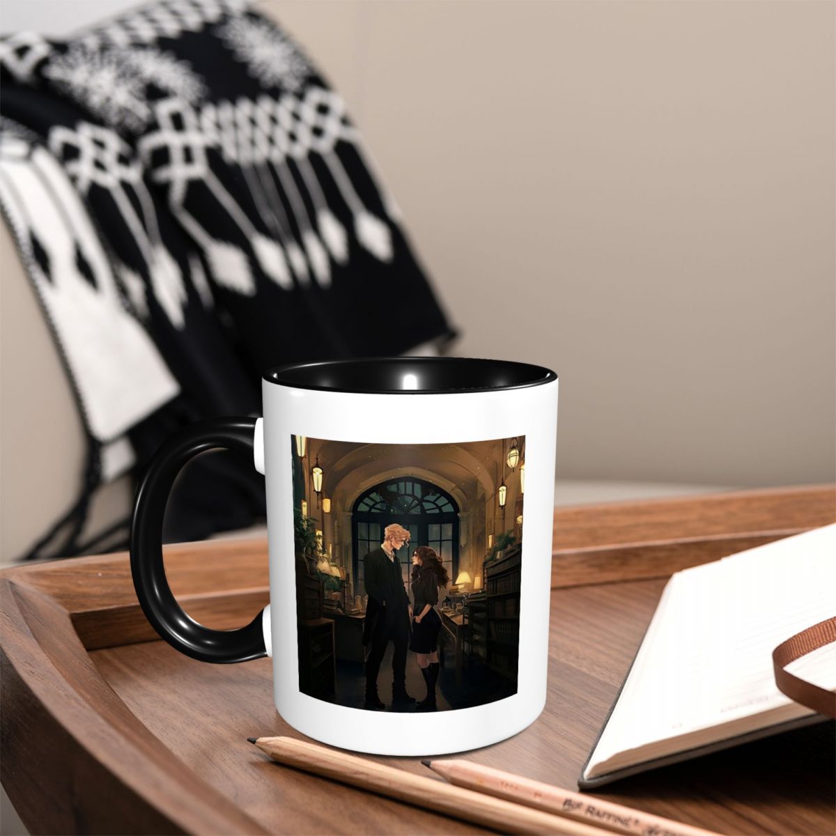 Dramione At The Library Mug Fu - Coffee Tea Library 评论和价格