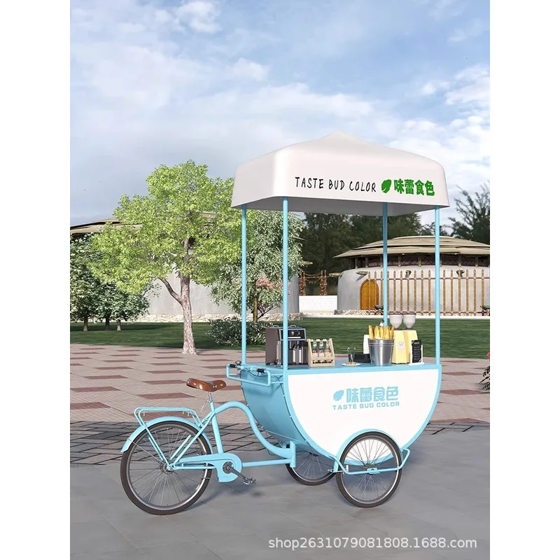 Outdoor Mobile Food Cart Snack - Coffee Tea 评论和价格