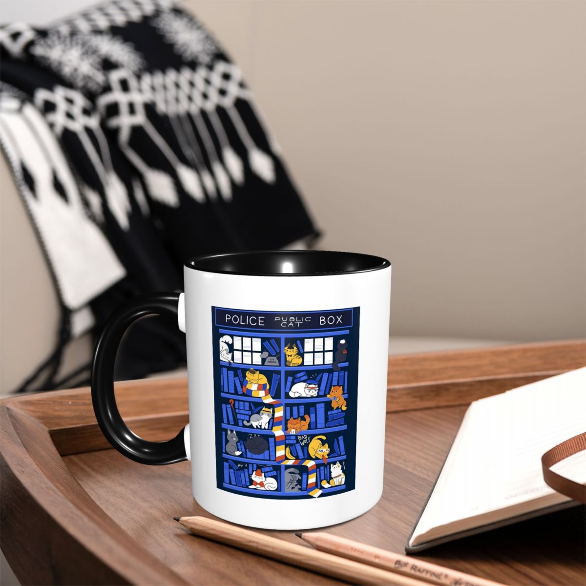 Library Box Who Mug Funny Cera - Coffee Tea Library 评论和价格