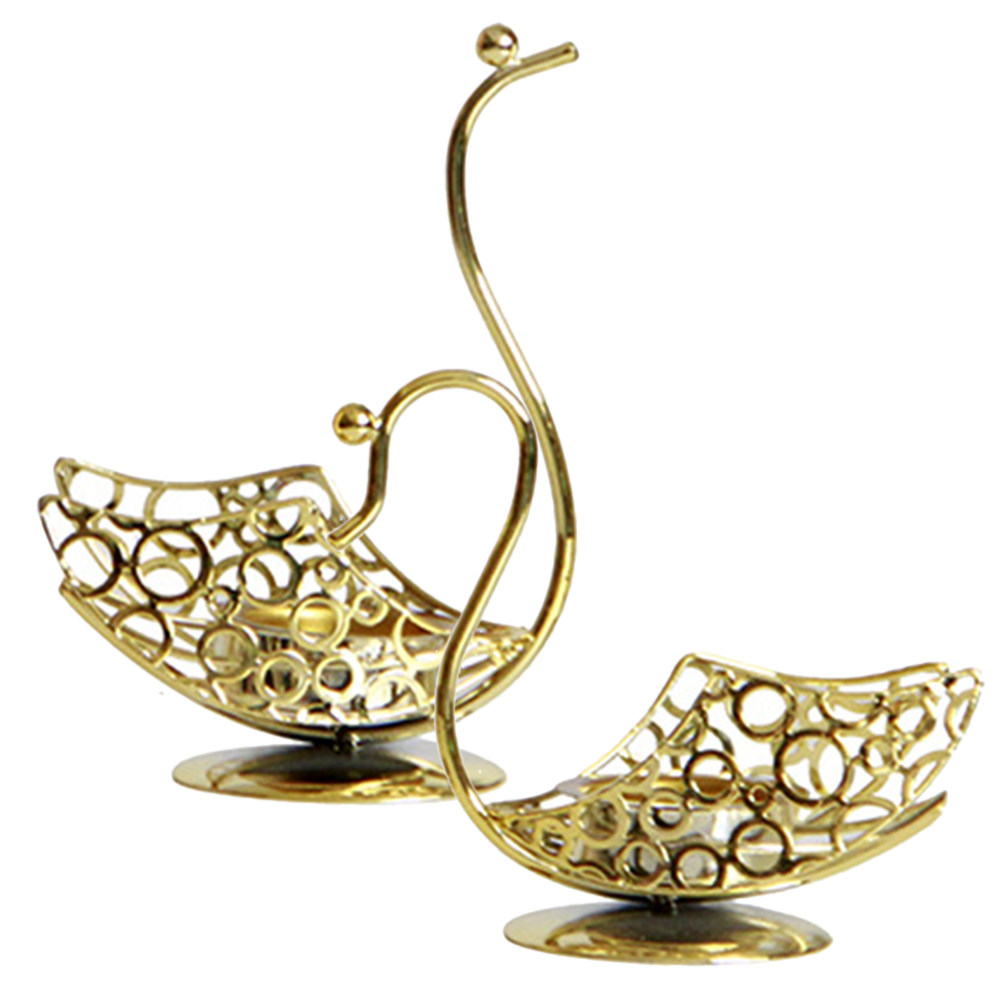 1Pair Iron Swan Desktop Decor  - Coffee Tea Library 评论和价格